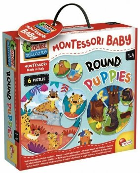 PROMO Montessori Baby Puzzle okrągłe 106004 LISCIANI