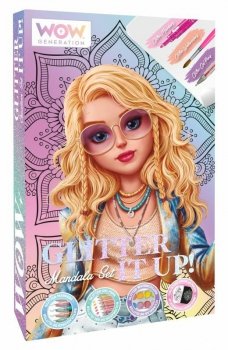 Zestaw kreatywny Mandala brokat WoW Generation WOW00084 Kids Euroswan