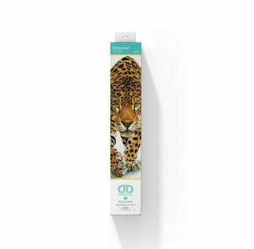 Haft diamentowy Diamond Dotz Leopard na polowaniu 40x60cm DQ9007
