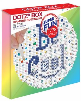 PROMO Haft diamentowy Diamond Dotz, Dotz box Diamentowa mozaika Be cool DBX011