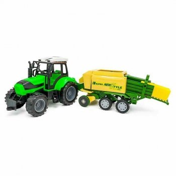 Traktor z przyczepą pod kloszem New Fashion Vehicles 101761