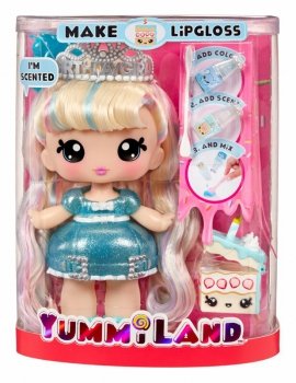 PROMO MGA Yummiland Large Doll + Lipgloss Pet Callie Birthday Cake 120742