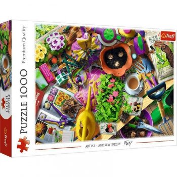 Puzzle 1000el Porządki w ogrodzie 10927 Trefl