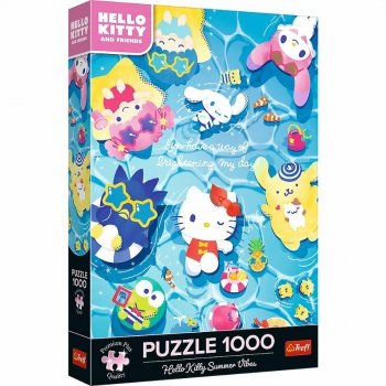 Puzzle 1000el Premium Plus Hello Kitty Letni relaks 12067 Trefl