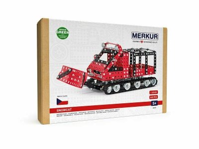 Klocki metalowe Merkur - Spychacz Snowcat, 619 el. 6049 MERKUR