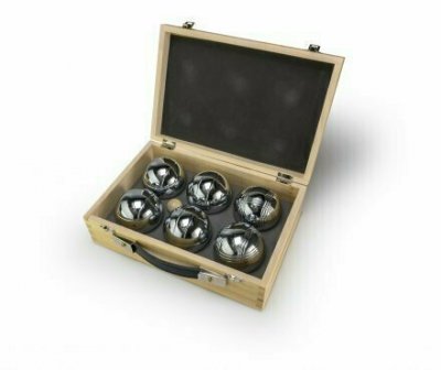 Petanque w drewnianej skrzynce gra plenerowa 56319 Tactic