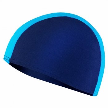 Czepek pływacki materiałowy lycra niebieski 834342 SPOKEY