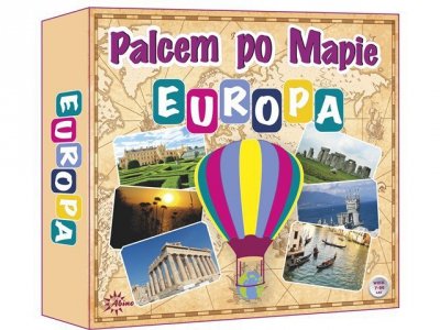 ABINO Gra Palcem po mapie - Europa AB 72663