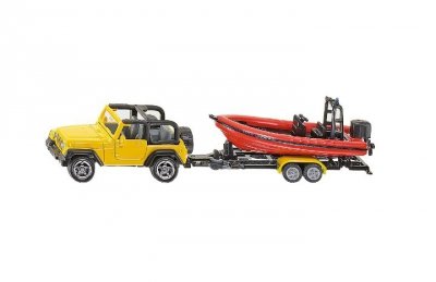 SIKU SIKU 16 Jeep z łodzią 1658