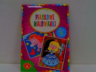 ALEXANDER Piaskowe malowanki - Księżniczka,Jednorożec 20953