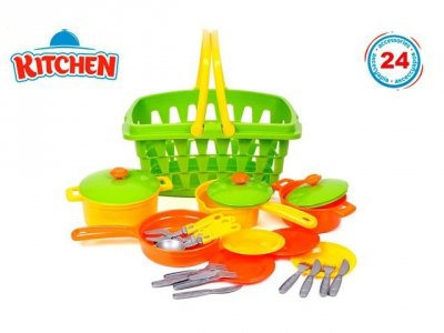 TECHNOK - MAKSIK Zestaw kuchenny+ duży koszyk TEH4456 04456