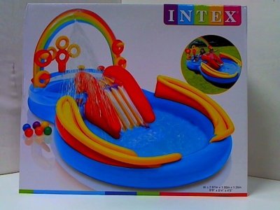 INTEX Plac zabaw Tęcza+ślizgawka 297X193X135 57453NP