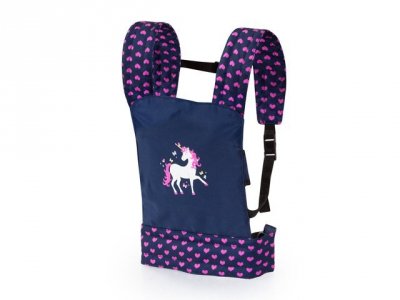 BAYER BAYER Nosidełko dla lalek granat+c.róż 62254AA