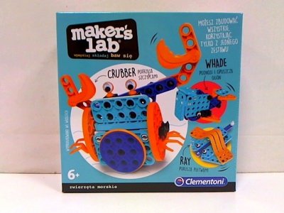 CLEMENTONI - ZABAWKI CLE Mechanika Junior Zwierzęta morskie 50661