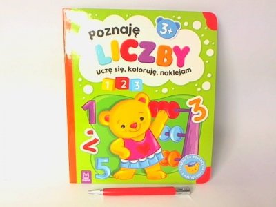 AKSJOMAT Uczę się, kolor...3+ Poznaję liczby 58.11. 30652
