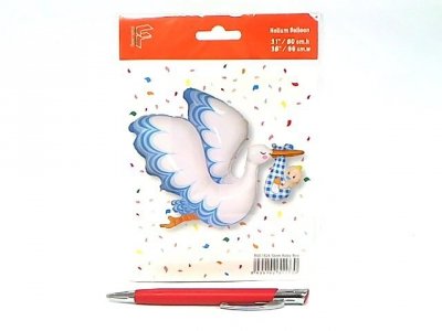GODAN Balon foliowy 24" FX Bocian BabyBoy B901824 11730