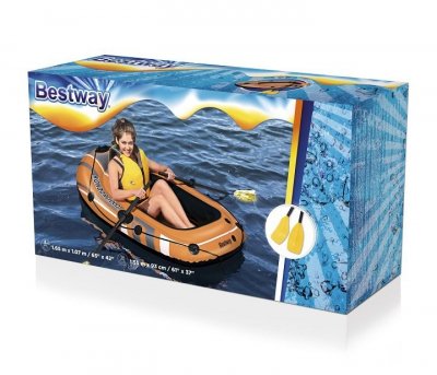 BESTWAY Ponton 157x102 + wiosła B61078 79732