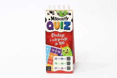 AKSJOMAT Magiczny quiz Dodaję i odejmuję do 100 Spir..33844