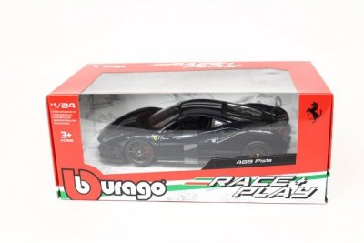 BBU BBU 1:24 Ferrari 488 Pista BlueWithSilverStr.26026