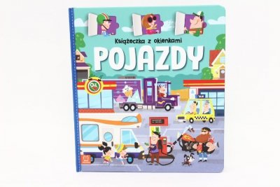 AKSJOMAT Książeczka z okienkami Pojazdy 3639 34209
