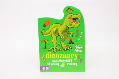 ZIELONASOWA Kolorowanki na każdą pogodę Dinozaury W1 07686