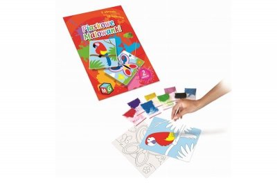 MULTIGRA Piaskowe malowanki - Motyl i Papuga 00129