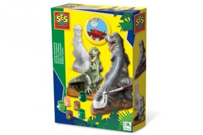 SES CREATIVE SES Odlewy gipsowe T-Rex+farbki 01283 12830