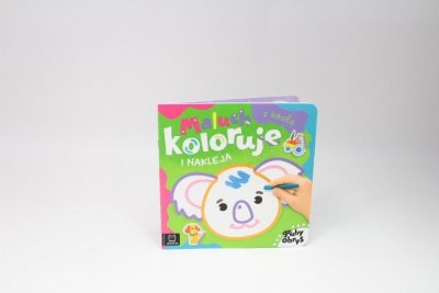 AKSJOMAT Gruby obrys Maluch koloruje i nakl.z koalą 37200