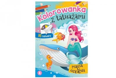 SKRZAT-WYDAWNICTWO Kolorow.z tatuaż.Magia oceanu 75465 