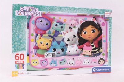 CLEMENTONI - PUZZLE CLE puzzle 60 maxi SuperKolor Gabby Dollh..26598