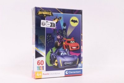 CLEMENTONI - PUZZLE CLE puzzle 60 SuperKolor Batwheels 26593