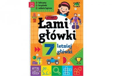 AKSJOMAT Łamigłówki 7-letniej główki Labirynty Krzyż..39280