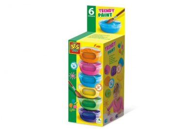 SES CREATIVE SES Farby plakatowe Modne kol6x45ml 00382 03821