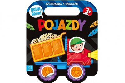 AKSJOMAT Brum, brum! Pojazdy kolorowanka z naklejkami 38740
