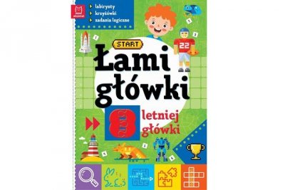 AKSJOMAT Łamigłówki 8-letniej główki Labirynty, krzyż.39297