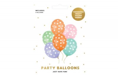 PARTYDECO Balony 30cm Kropki mix A6 99187