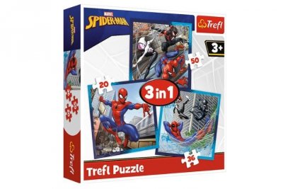 TREFL PUZZLE 3w1 Pajęczy przyjaciele/Disney Marvel 34874