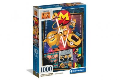 CLEMENTONI - PUZZLE CLE puzzle 1000 Compact Despicacable Me4 39798