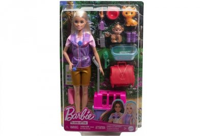 MATTEL Barbie Weterynarz ratowniczka zwierząt HRG50
