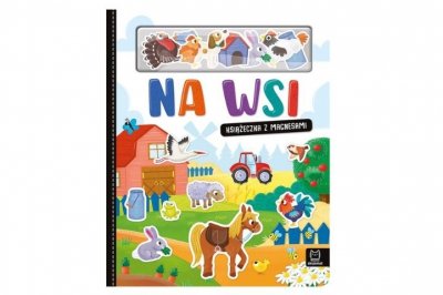 AKSJOMAT Książeczka z magnesami Na wsi 38818