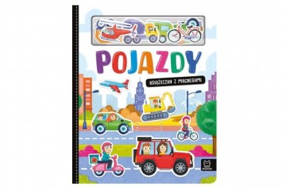 AKSJOMAT Książeczka z magnesami Pojazdy 38801