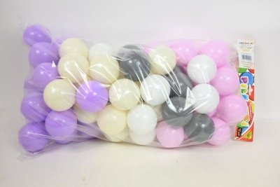 BĄCZEK / TUPIKO Piłeczki basenowe 80szt pastel róż BĄCZEK 05460