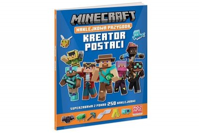 HARPERCOLLINS Minecraft Naklejkowa przyg.Kreator postaci 86923