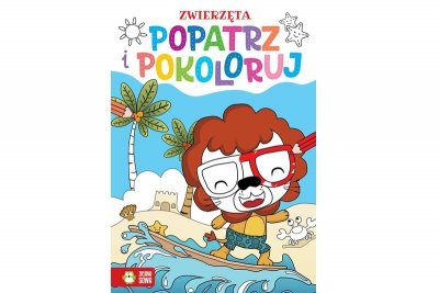 ZIELONASOWA Popatrz i pokoloruj Zwierzęta 96463