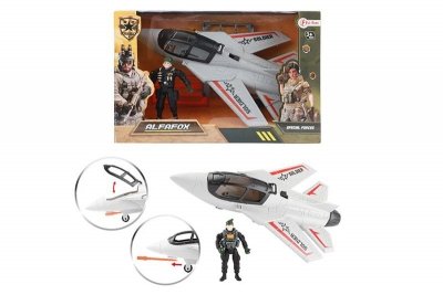 OMEGA TOYS Samolot z pilotem+akces. 15689C 56897