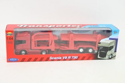 WELLY WELLY 1:64 truck Scania R730 trans 68023 80237