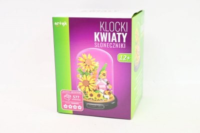 ARTYK Klocki pod kopułką słoneczniki 557el 143281