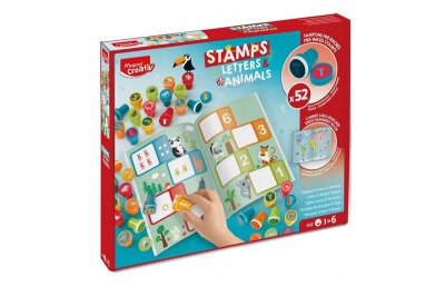 CX DYSTRYBUCJA - MAPED CREATIV kol.stempelki literki izwierz.907060