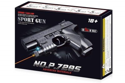 CABOTOYS Pistolet na kulki/światło K633 95154