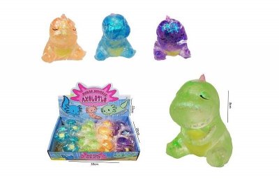 HIPO Dinozaur do ściskania 8cm 4-kol HPB04 50417